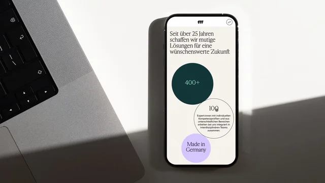 Product interface on a mobile phone